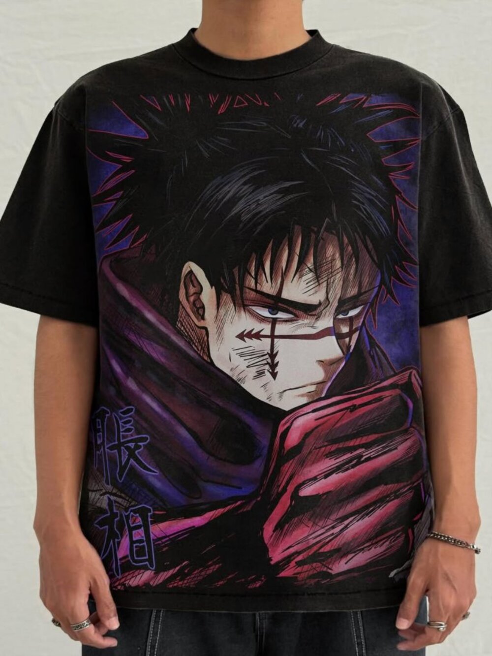 SKAARS NWT Limited Rare Choso Jujutsu Kaisen Graphic Print Tee, Large